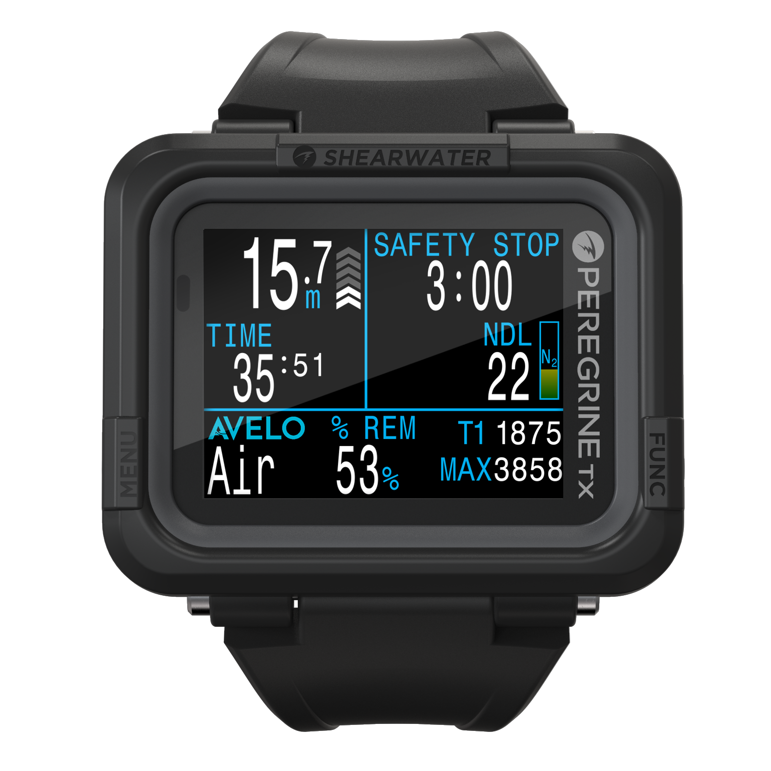 Shearwater Peregrine TX dive computer